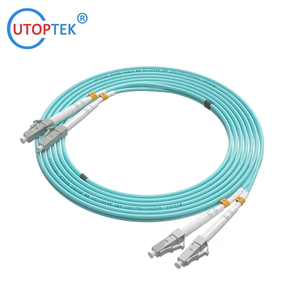 Om4 Multi Mode 50/125 LC-LC Duplex 3m Optical Fiber Patch Cord Cable for 10g Ethernet Connecting