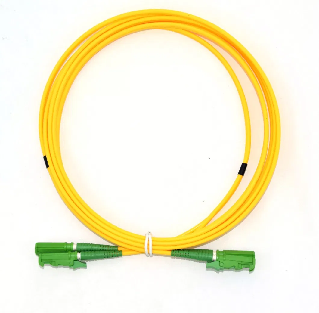 Factory Sales E2000 Simplex Single Mode G652D OS2 G657A E2K Optical Fiber E2000 Upc Patch Cord