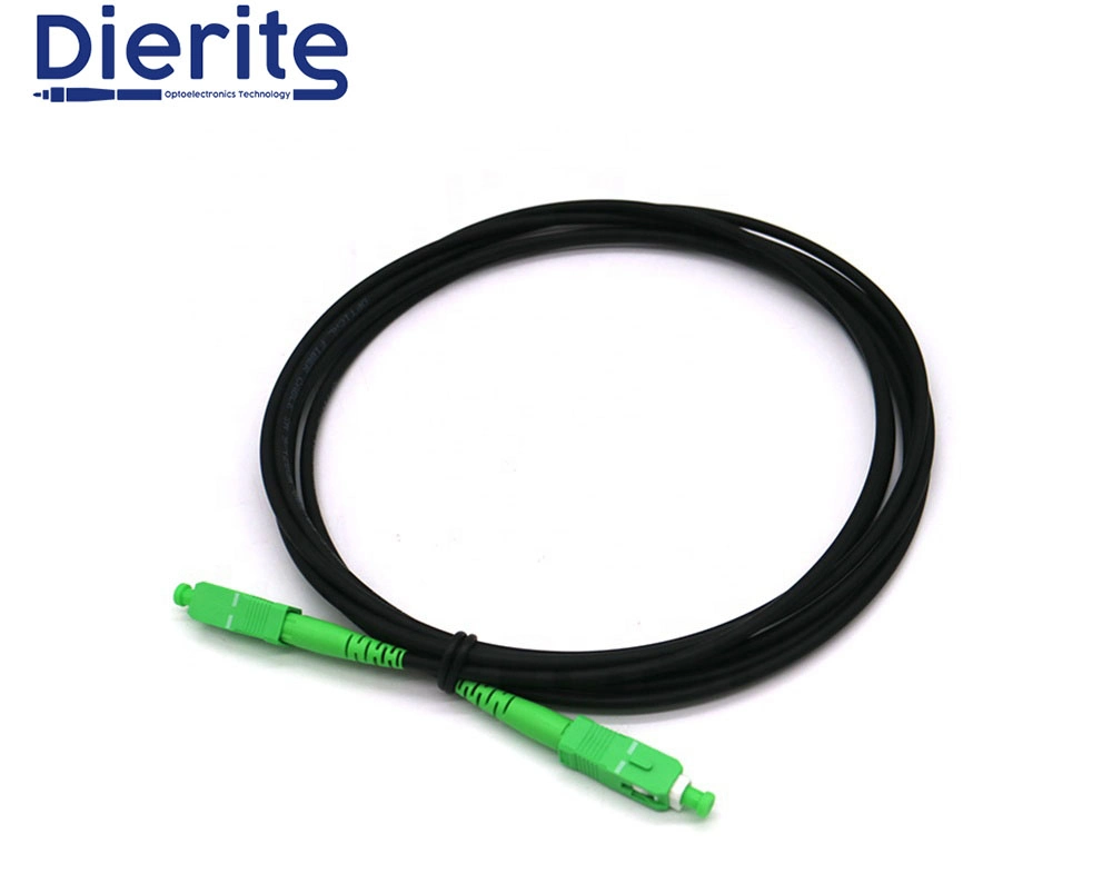 Durable FTTH Bow Type Drop Fiber Optic Patch Cord Sc APC Upc
