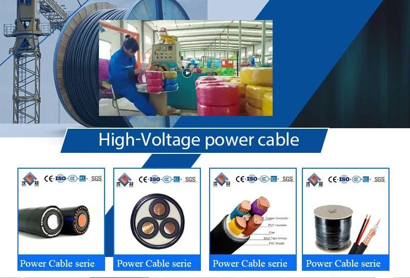 Shenguan Mineral Insulated XLPE Armoured Flexible Fire Resistant Cables Mining Power Cable Mine Cable Fiber Optic Cable Wire Cable H1z2z2-K PV1-F Solar Cable