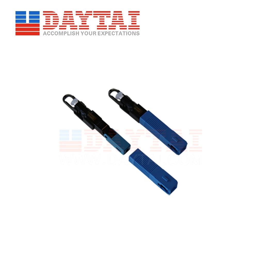 Repeated Use FTTH Solution Products Quick Connector Sc APC Upc Fiber Optic Fast Connector