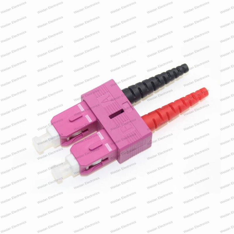 Sc Sm/mm/APC/Om3/Om4 Dx Optical Fiber Connector