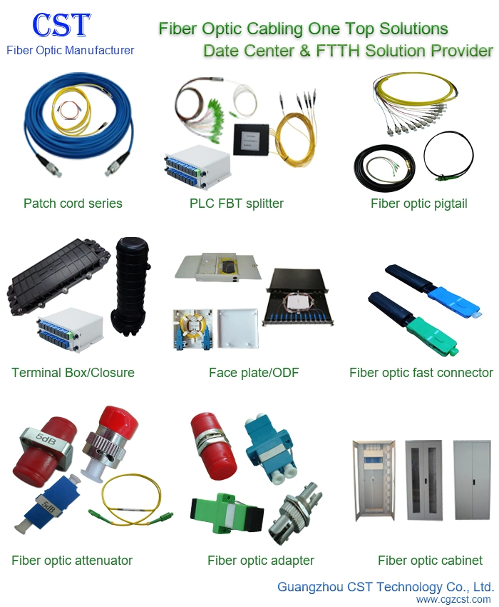 FTTH Sc/LC/FC/St Om1 Om2 Single Module Fiber Optic Patch Cord Optical Cable