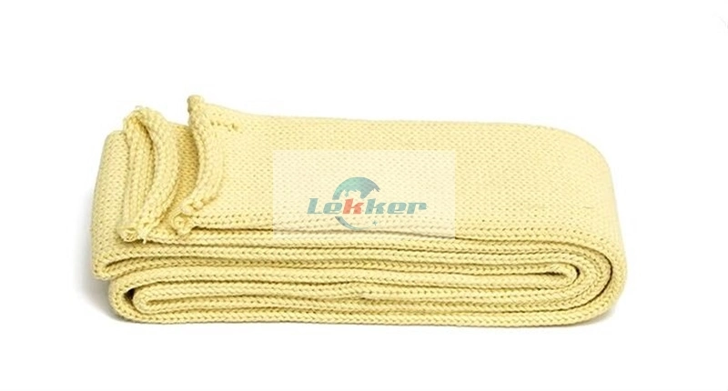 Aramid Braided Sleeve, Aramid Fiber Sleeve for Heat Insulation Protection, Aramid Knitting Sleeve with High Performance