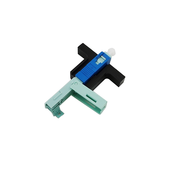 Factory Supply FTTH Fiber Optic Blue Sc Upc Mini Fast Cable Connector