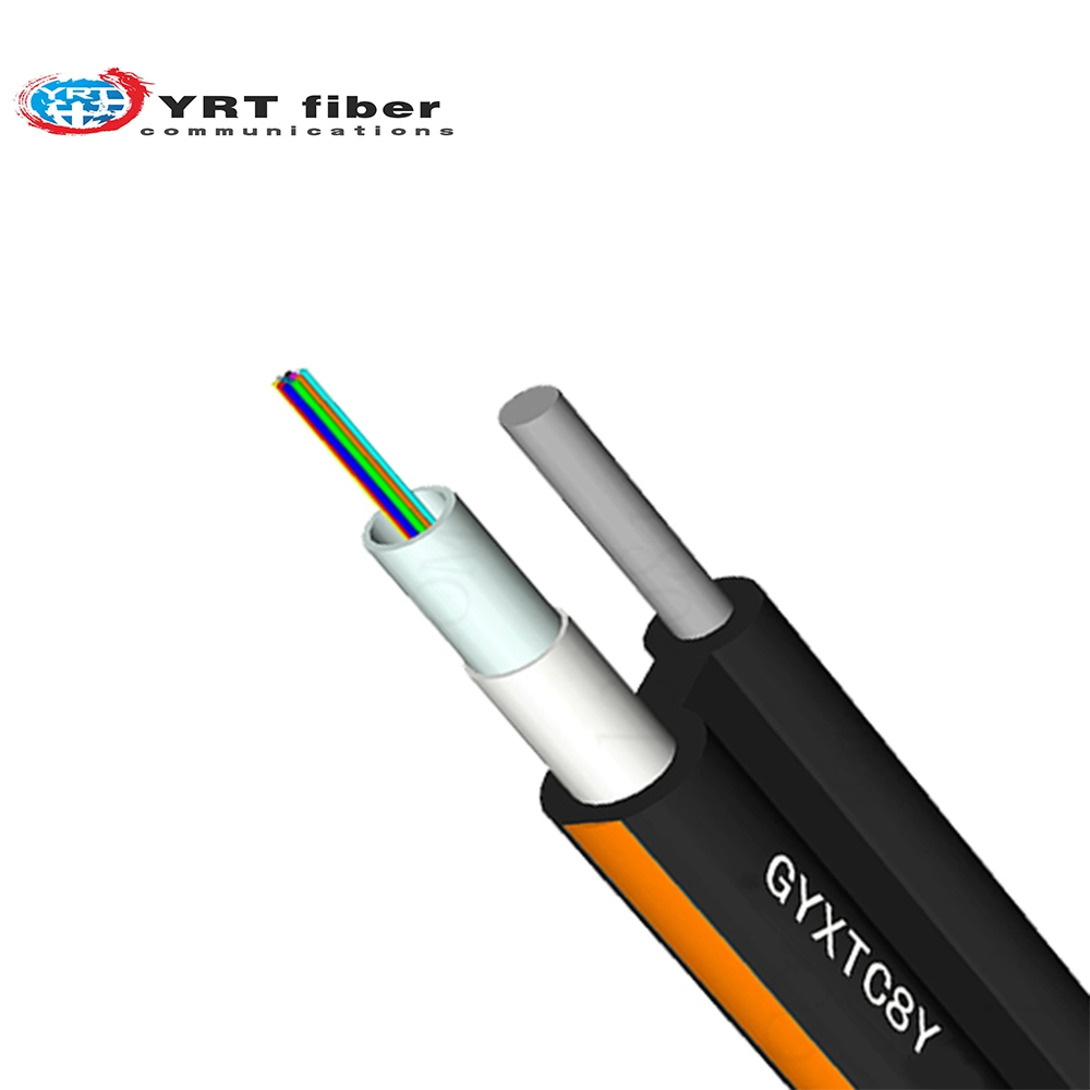 Gyxtc-8y 6/8/12-Core Communication Overhead 8-Shaped Suspension Wire Armored Optical Fiber