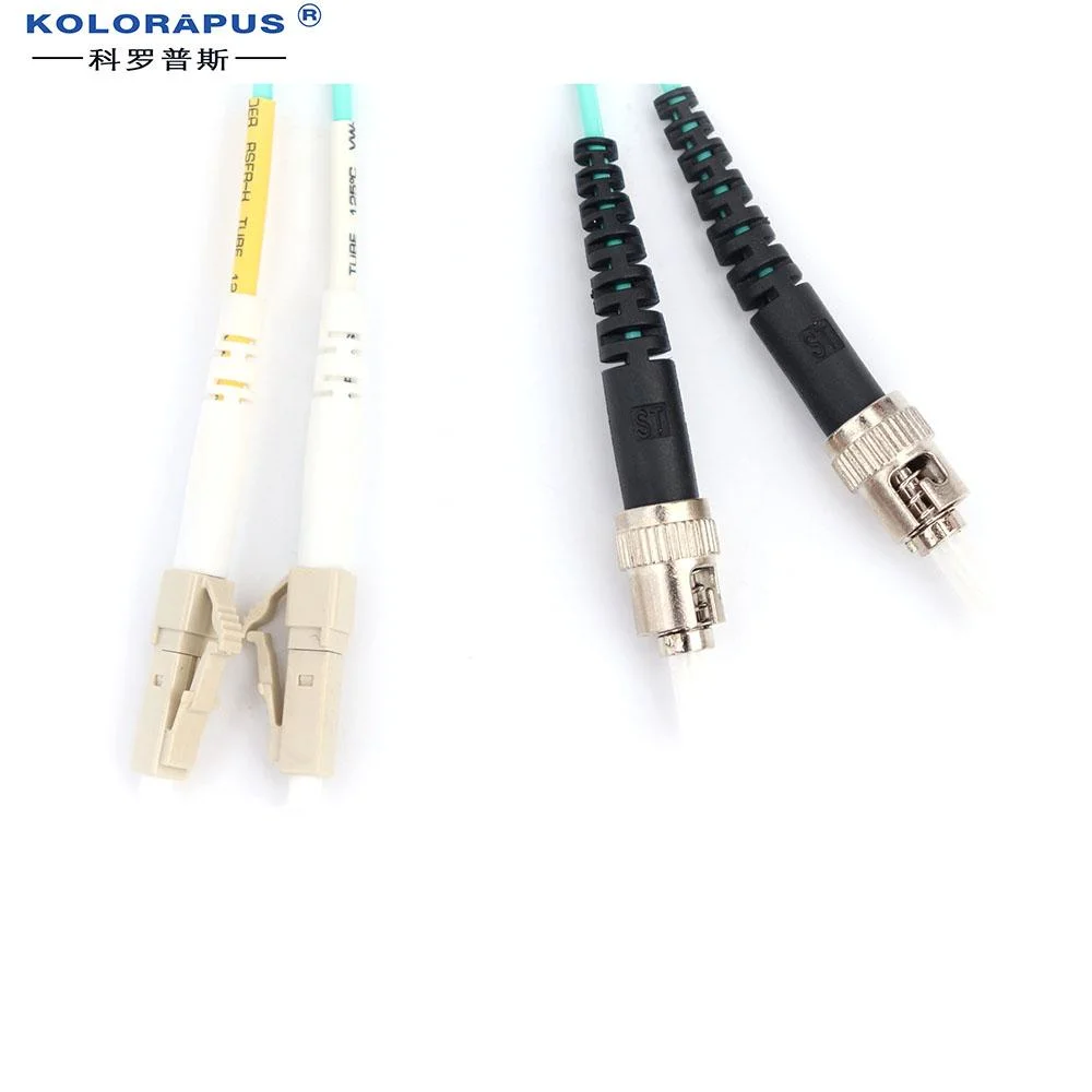LC-St 10 Gigabit Multi-Mode Duplex Fiber Optic Patch Cable Om3