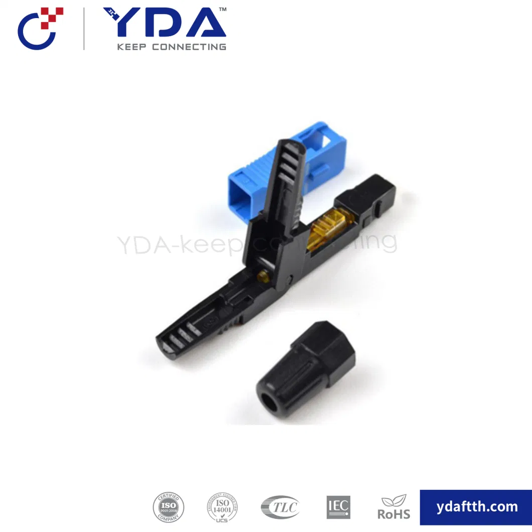 High Performance Sc LC Upc APC FTTH Optical Fiber Fast Connector