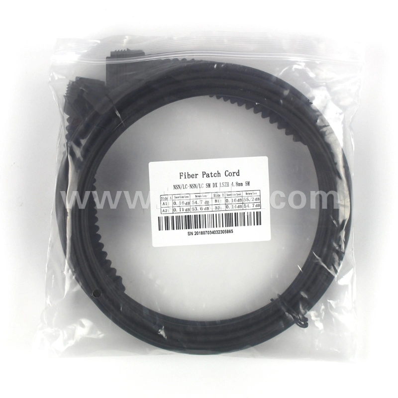 IP67 Ftta Flexible Nsn Boot LC Duplex Cpri Fiber Optic Cable for Nokia