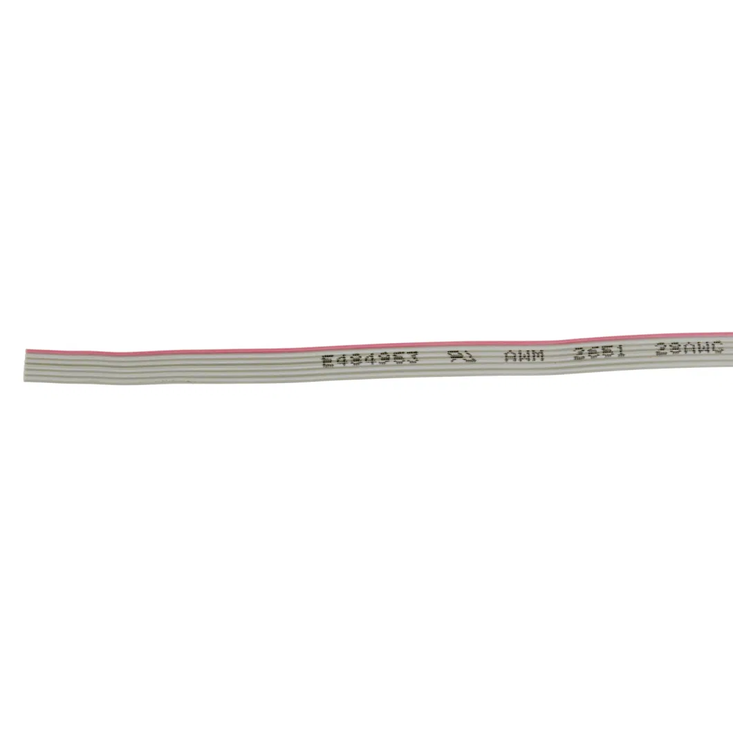 UL Awm PVC Jacket Flexible Electrical Flat Ribbon Cable for IDC Connector