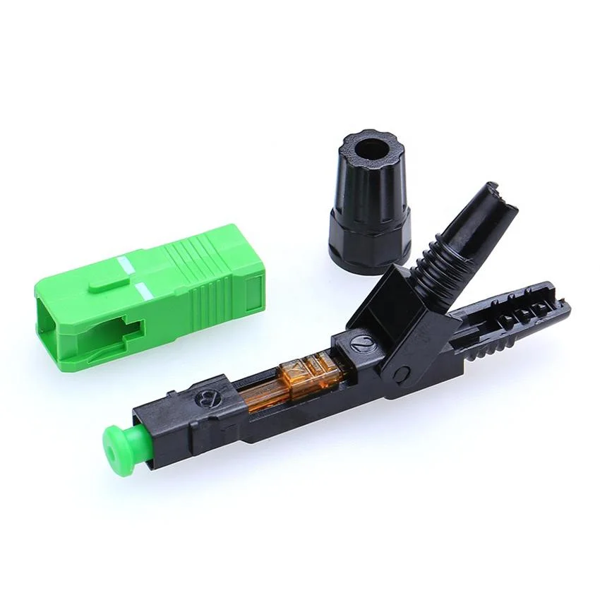 FTTH Quick Assembly Connector Sc APC Fiber Optic Fast Connector Sc Upc Optical Fiber Sc Fast Connector