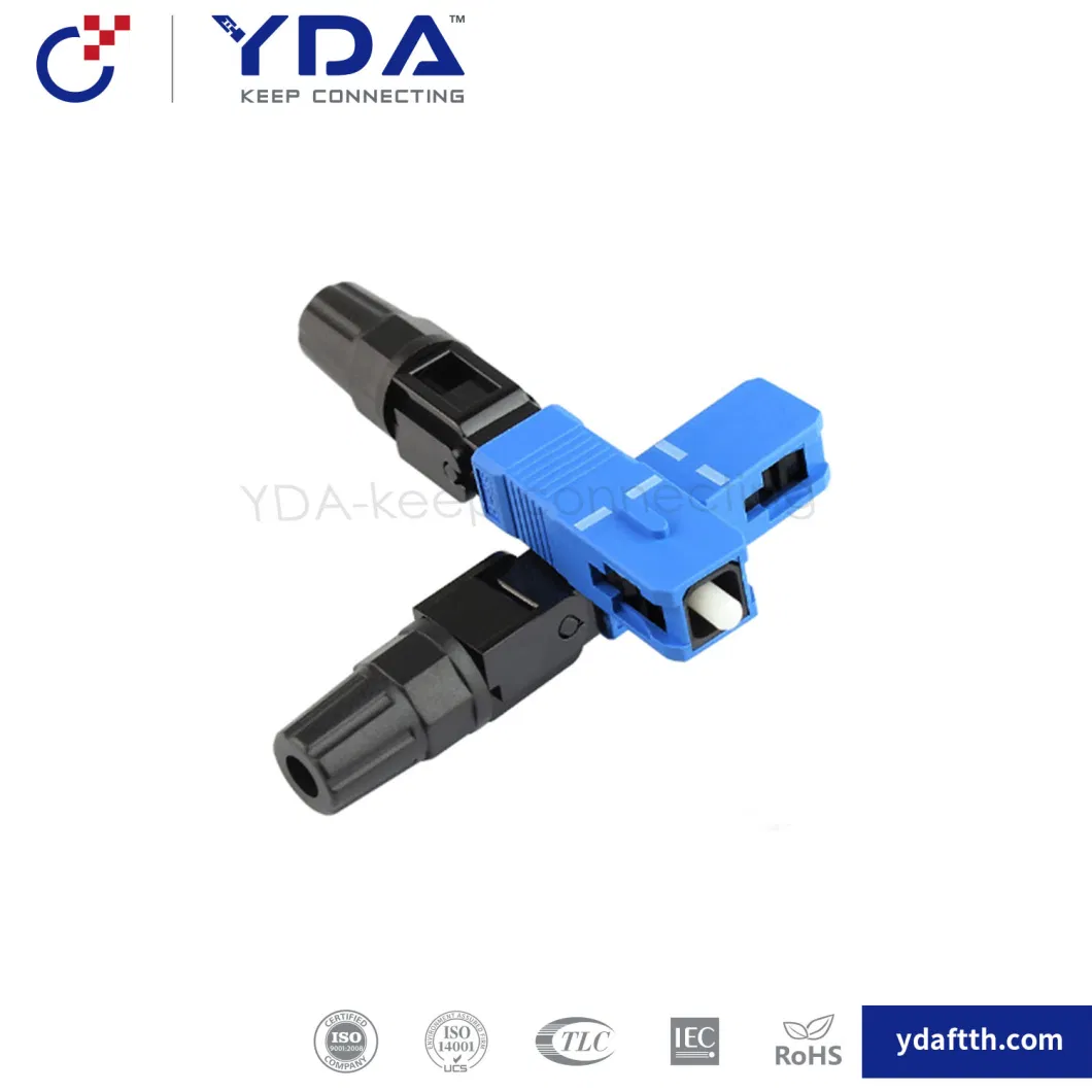 High Performance Sc LC Upc APC FTTH Optical Fiber Fast Connector