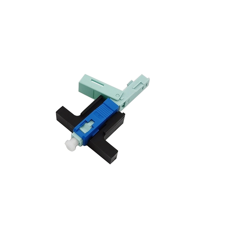 Factory Supply FTTH Fiber Optic Blue Sc Upc Mini Fast Cable Connector