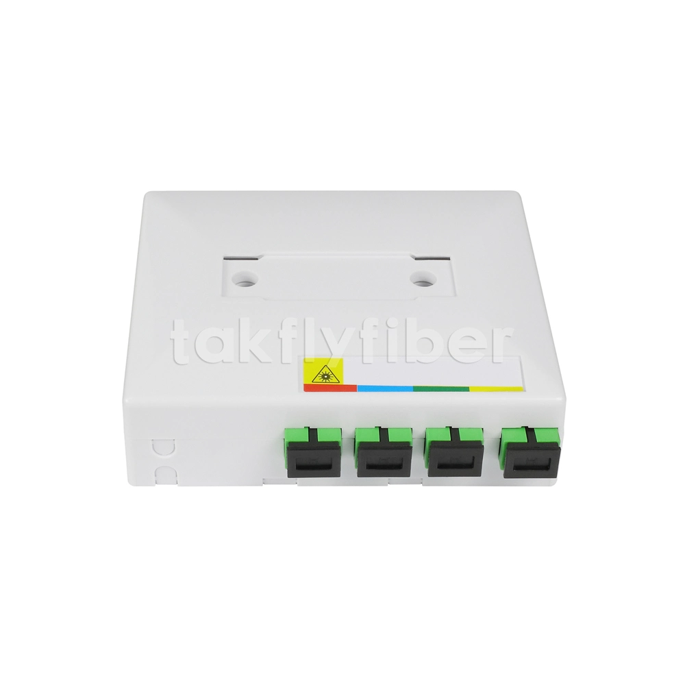 Wall Mount 4c Sc Fiber Optic Atb 4 Port Subscriber Socket