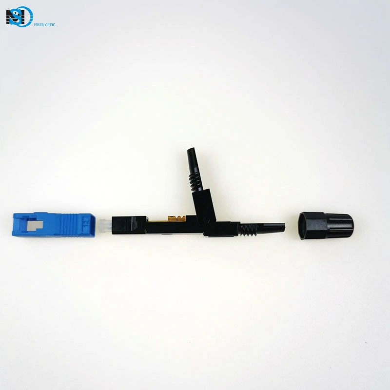 3.0*2mm Drop Cable Sc/Upc Fiber Optic Single Mode Fast Connector