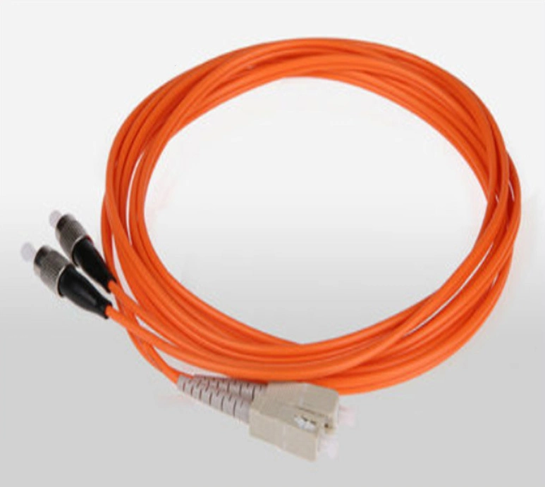 Sc-to-FC Duplex Om2 Multimode 2.0mm Fiber Optic Patch Cable, 3m