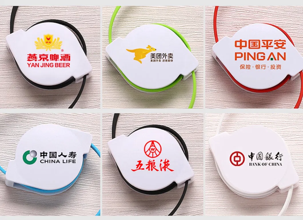 Advertising Logo Telescopic Type-C for Apple Android 3in1 Charging Unit Cable
