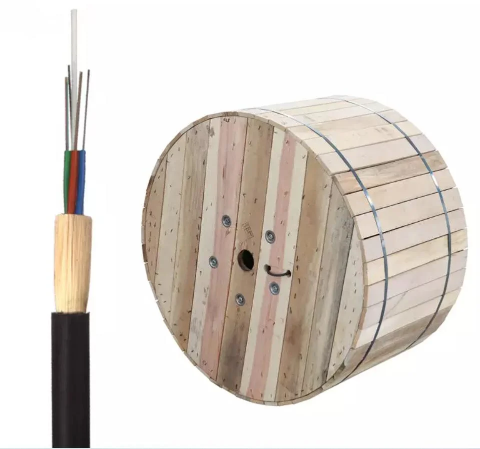 Outdoor Aireal Single Mode Fiber Optic Cable 24 Core ADSS OFC Fiber Optic Cable