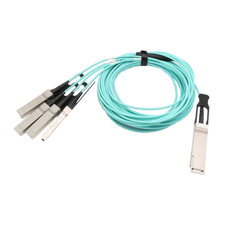 Customized Length 200g Aoc Cable Qsfp56 to Qsfp56 Active Optical Cable 10m Ethernet Cable Fiber Cable 3m 5m 15meters