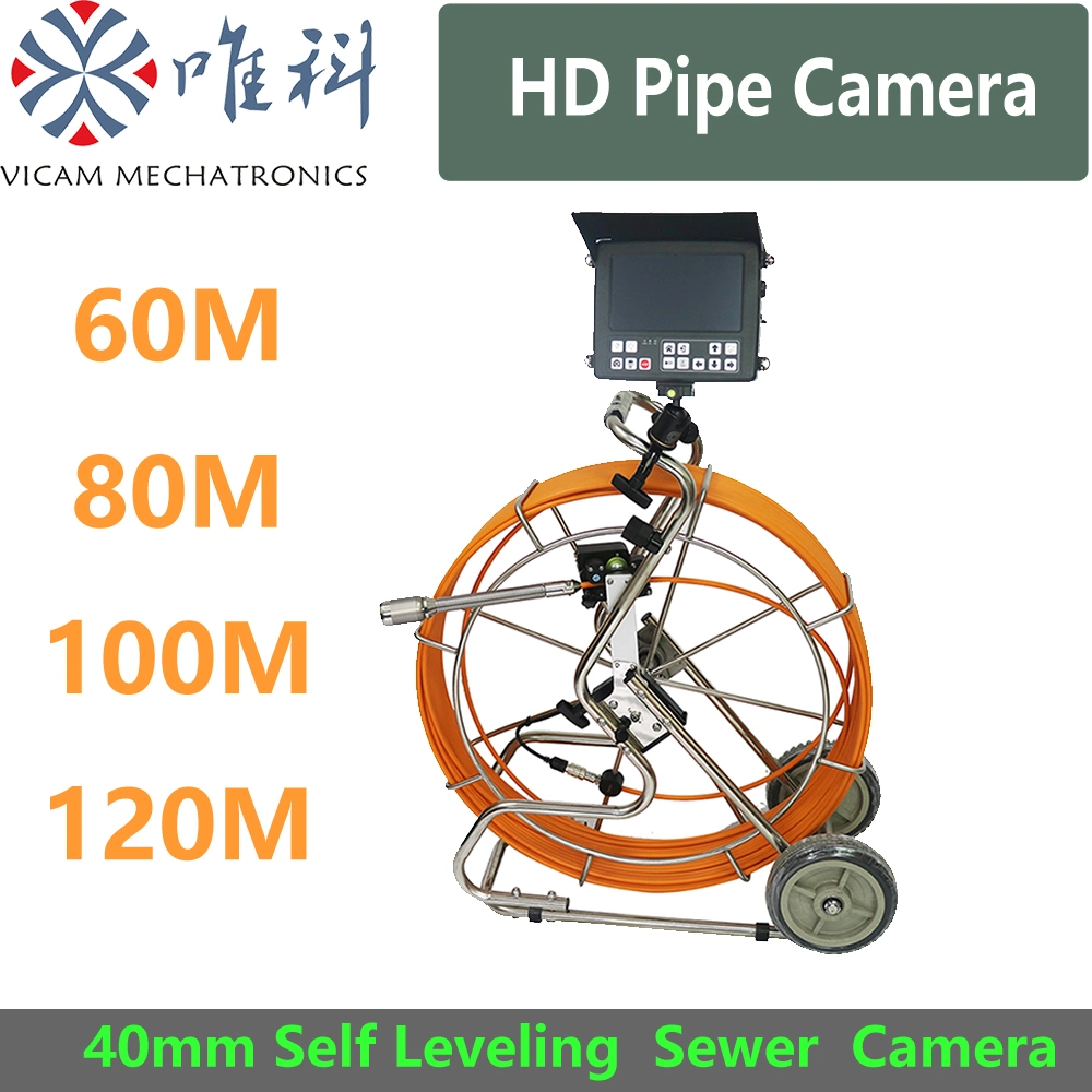 9mm Fiber Optic Rigid Sewerage Pipeline Inspection Camera Waterproof CCTV Pipe Camera