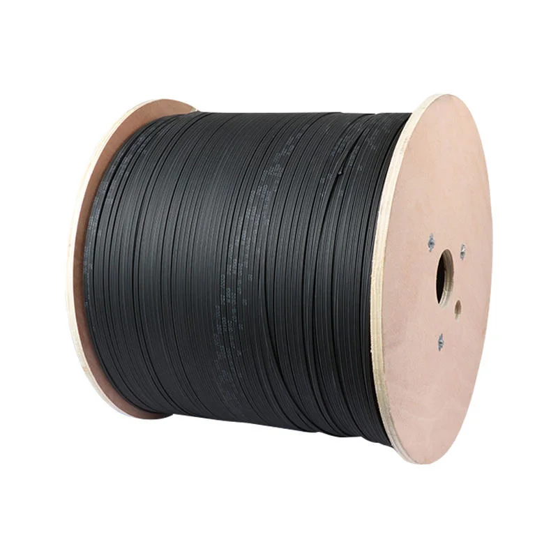 1 Core 1km 2km 3km Plywood Drum FTTH Drop Cable Single Mode G657A1 Fiber Optic Cable