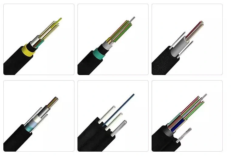 GYTS GYTC8S Multicore Flexible Manufactures Aerial Armored Optic Fiber Cable