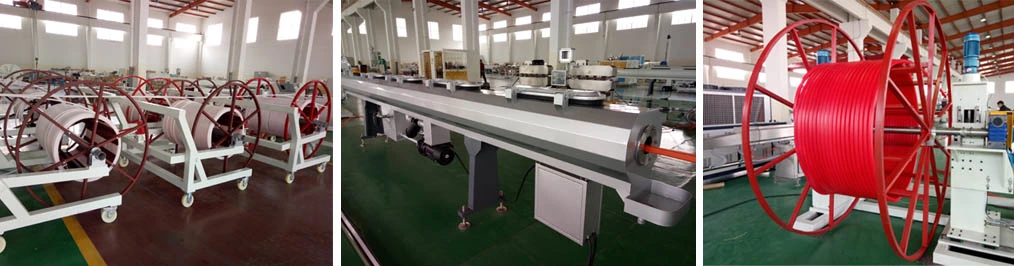 China Fiber Optic Cable Pulling PE Micro Duct Tube Hose Pipe Making Machine Production Line for Telescommunication Engineering