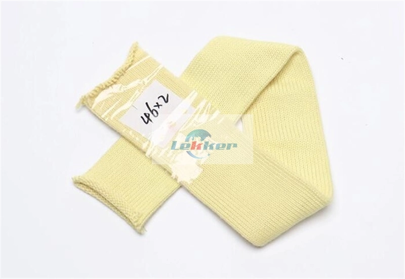 Aramid Braided Sleeve, Aramid Fiber Sleeve for Heat Insulation Protection, Aramid Knitting Sleeve with High Performance