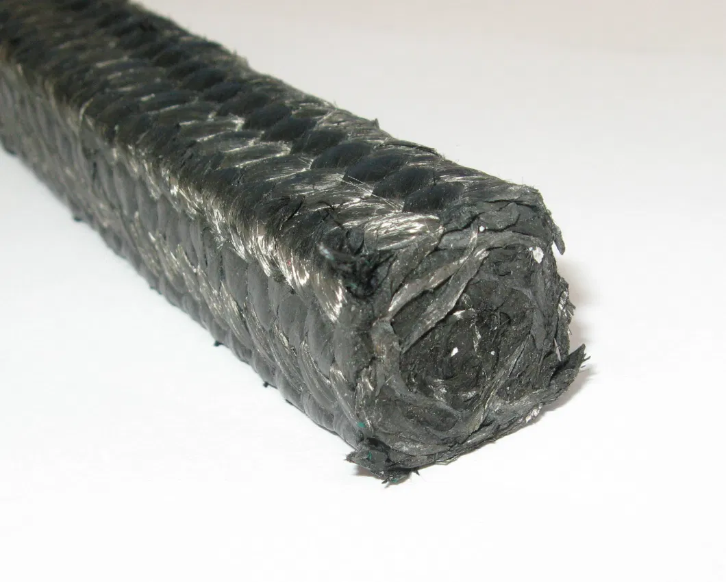 Flexible Graphite with Carbon Fiber Reinforced in Corner Braided Packing