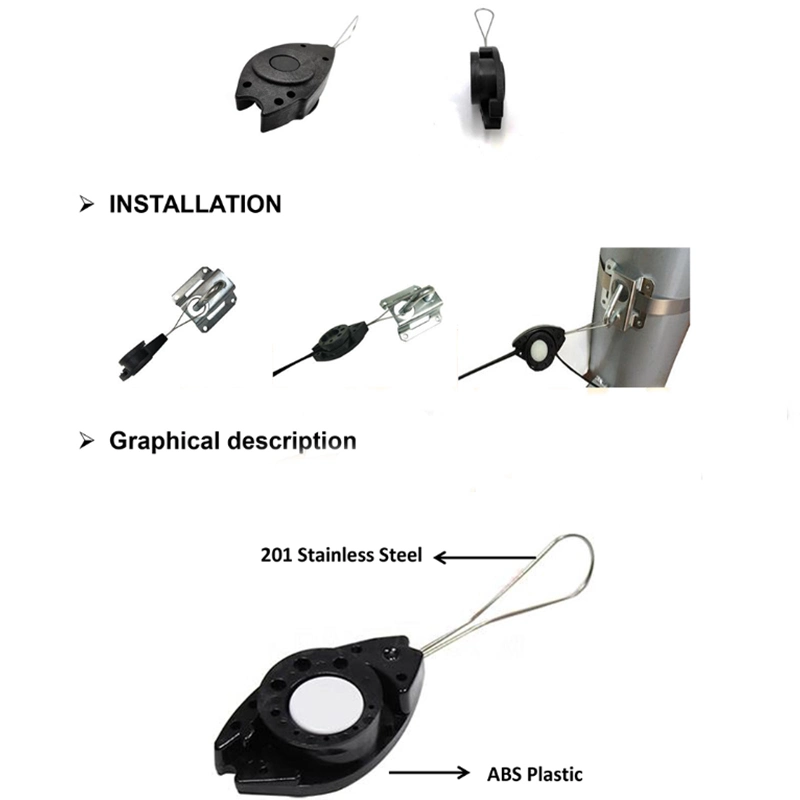 High Quality Optic Fiber FTTH-Fish Clamp