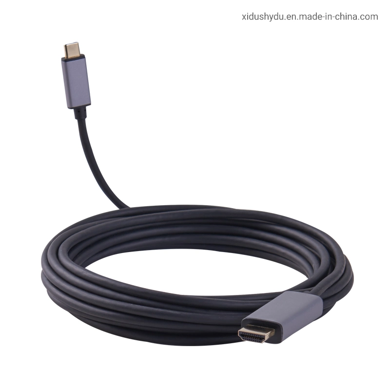 PS176 2m 4K 60Hz USB Type C to HD Cable Male to Male EMI