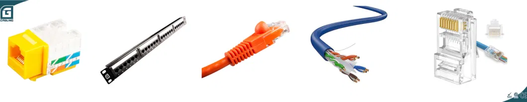 Gcabling Communication 23AWG 24AWG Cable CAT6A CAT6 Cat5e U/UTP Cable De Internet LAN Cable