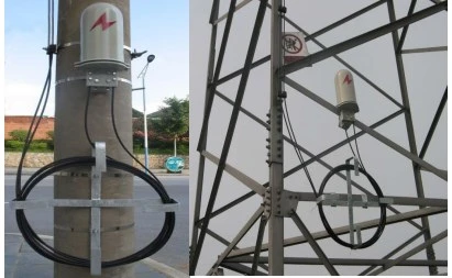 Fiber Optic Splice Joint Closure Box for Tower Pole in Cable Storage