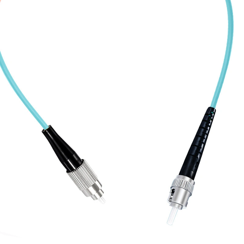 St-to-FC Simplex Om3 Multimode 2.0mm Fiber Optic Patch Cable, 3m