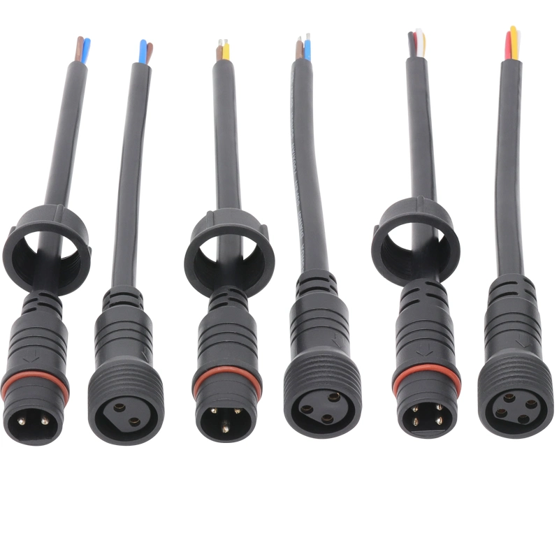 M21 Waterproof Over-Molded Cable 5 Pin Connector for Outdoor Street Light LED Connection