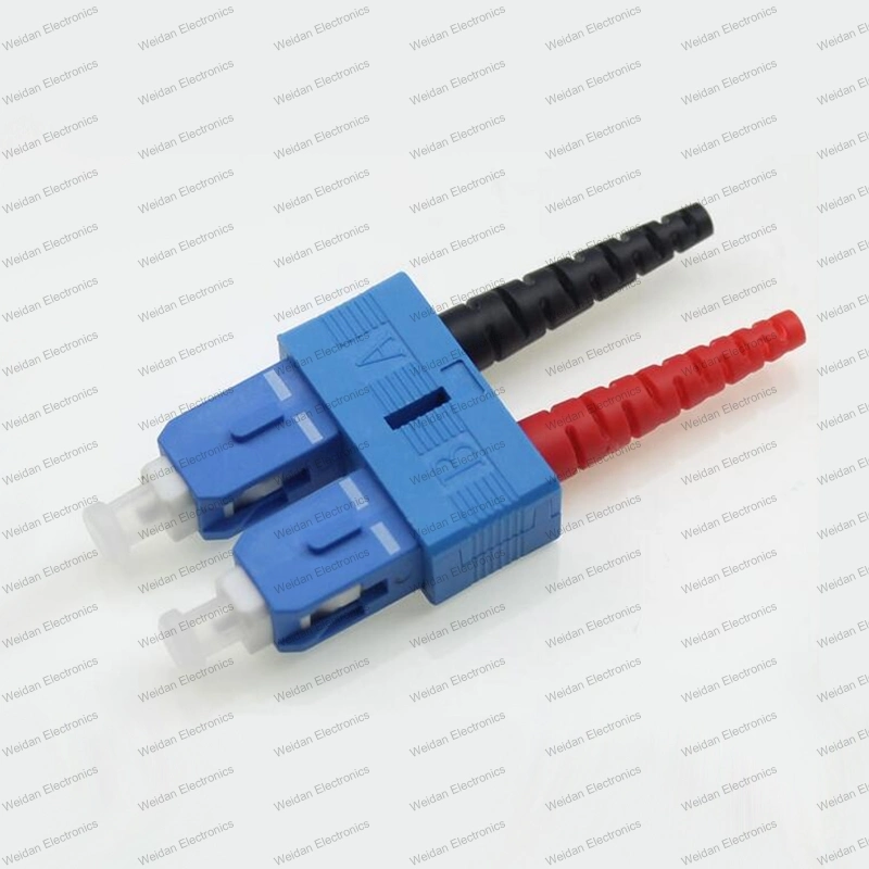 Sc Sm/mm/APC/Om3/Om4 Dx Optical Fiber Connector