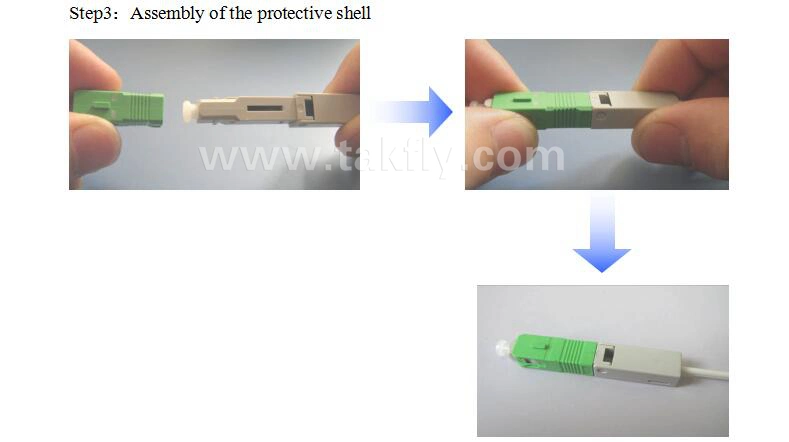 Sc Fiber Optic Fast Connector Field Assembly Fast Connector