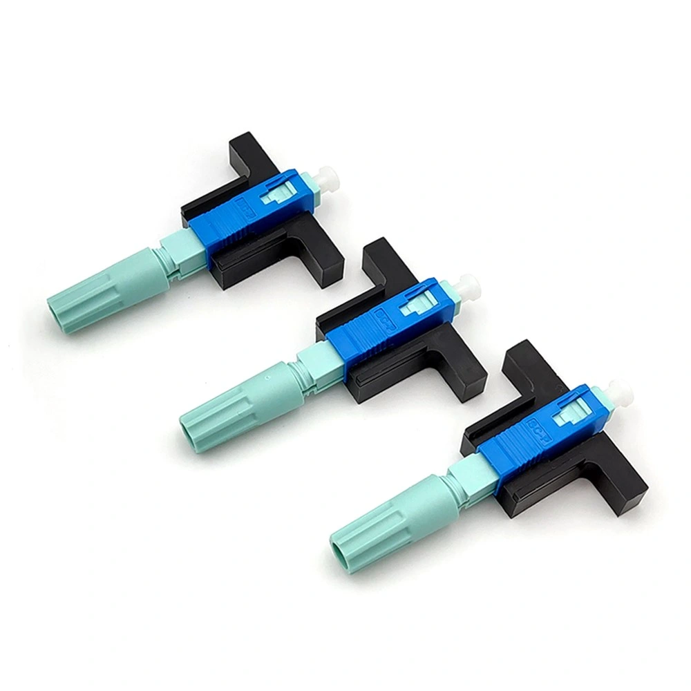 Sc/Upc Aircraft Nut Quick Assembly Connector Optic Sc Fiber Quick Connector Scupc Optical Fiber Fast Connector for Fiber Cable