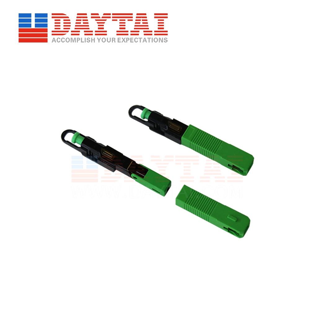Repeated Use FTTH Solution Products Quick Connector Sc APC Upc Fiber Optic Fast Connector