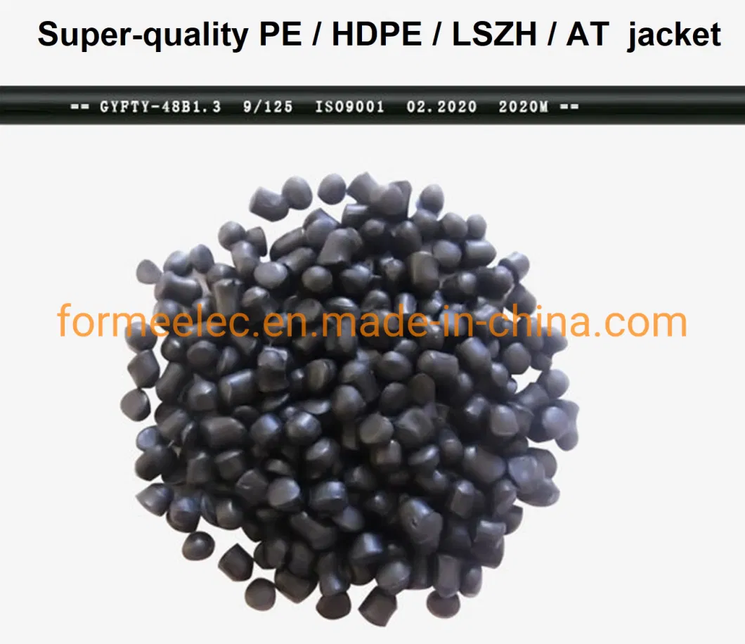 Optical Fiber Cable Non-Armored Aerial Fiber Optic Cable 24 Core Fiber GYFTY Gyftzy Non-Metallic