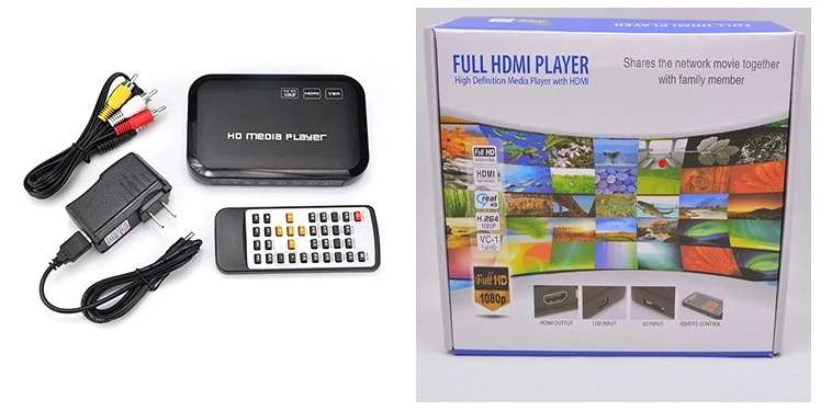 China Hot Selling Ad HDD Media Player Support HDMI, CVBS, VGA