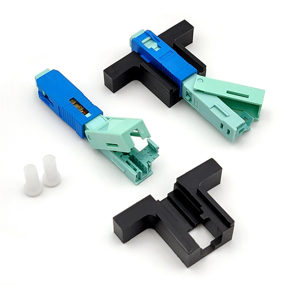 FTTH Sc/Upc Optical Fiber Fast Connector Sc Upc Fiber Optic Quick Assembly Connector Aircraft Gland Type Sc Quick Connector