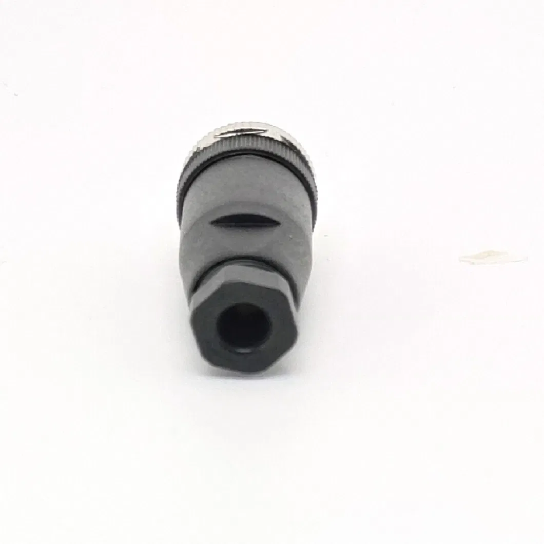 Automotive Vehicle M12 Male Pin Connectors for Communication Cable Terminal Connection