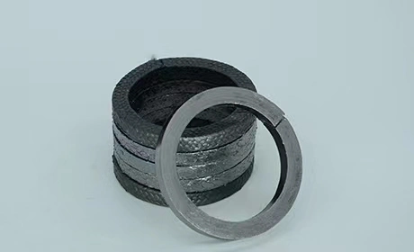 Flexible Graphite with Carbon Fiber Reinforced in Corner Braided Packing