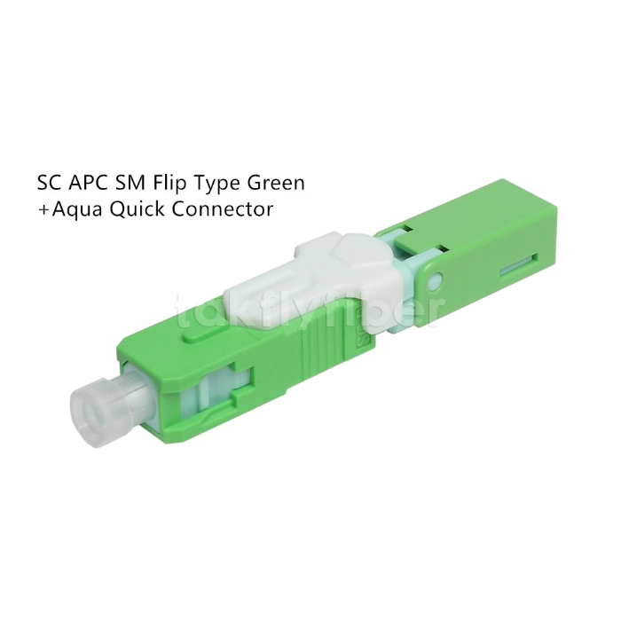 FTTH Sc APC Upc Fiber Optic Mechanical Connector Sm Single Mode Sc Fast Connector