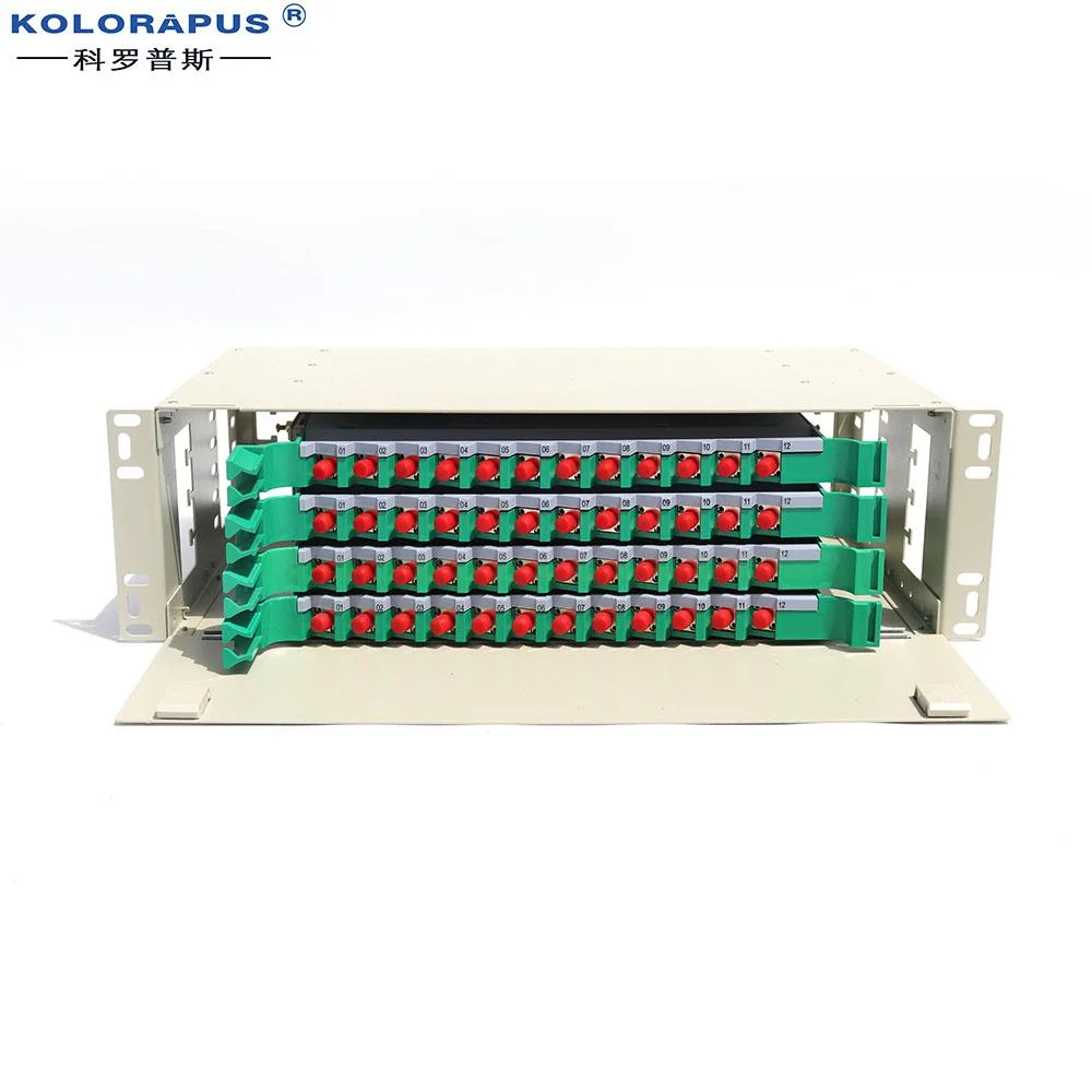 ODF FC Adapter 48-Port Optical Distribution Patch Panel