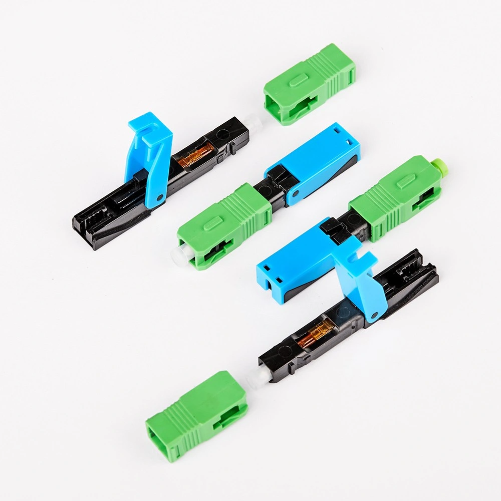 FTTH Sc APC/Upc Field Assembly Quick Connector Sc APC Fiber Optic/Optical Connector Fast Connector for Fiber Optical Cable