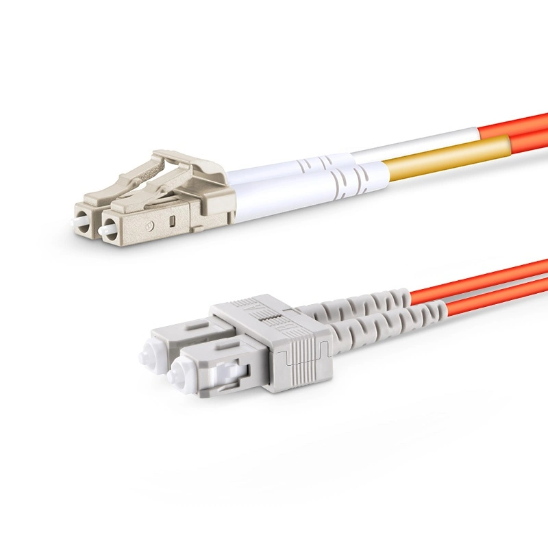 LC-to-Sc Duplex Om1 Multimode 2.0mm Fiber Optic Patch Cable, 3m