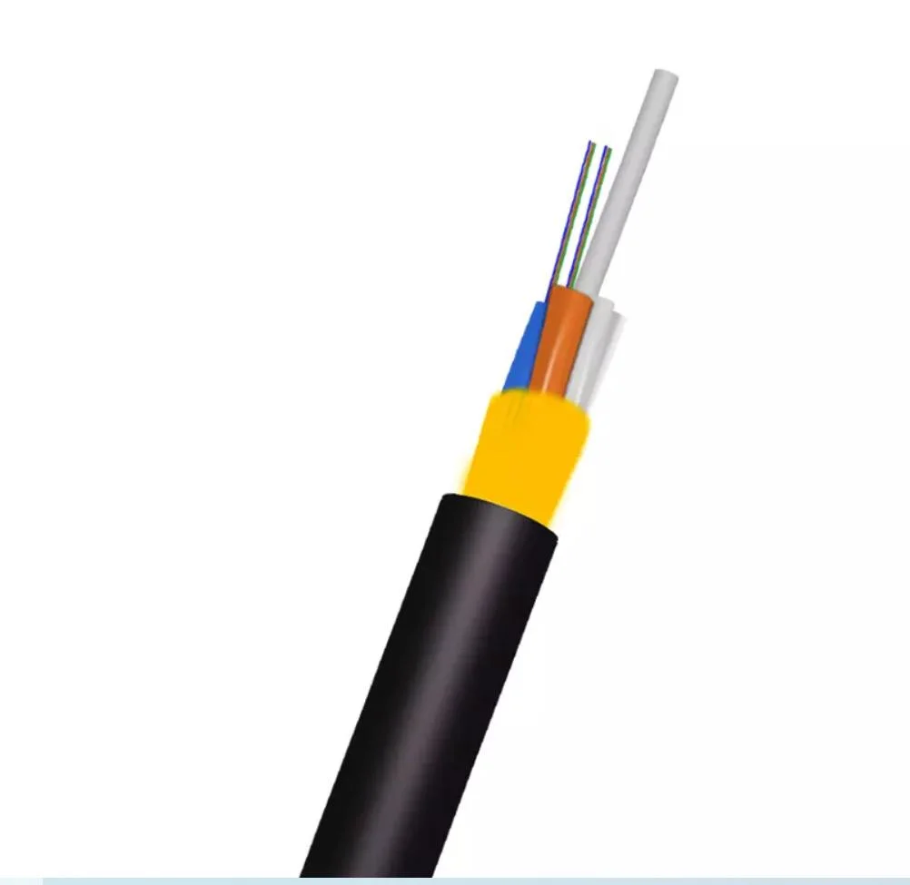 Optical Cable6 12 24 48 96 Core ADSS G652D ADSS Single Mode Armored Cable Optic Fiber