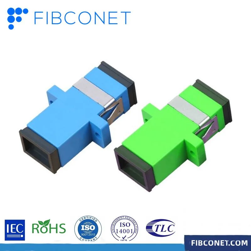 FTTH Optical Fiber Connector Equipment Sc/LC APC/Upc Optic Adapters